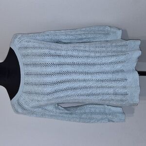 American Eagle Outfitters Light Blue Knit Sweater